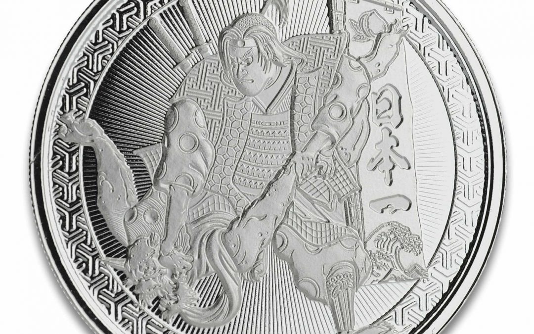 2020 (New) Samoa [MOMOTARO & ONI] UKIYOE 99.99% Pure Silver 1 oz・250 Coins